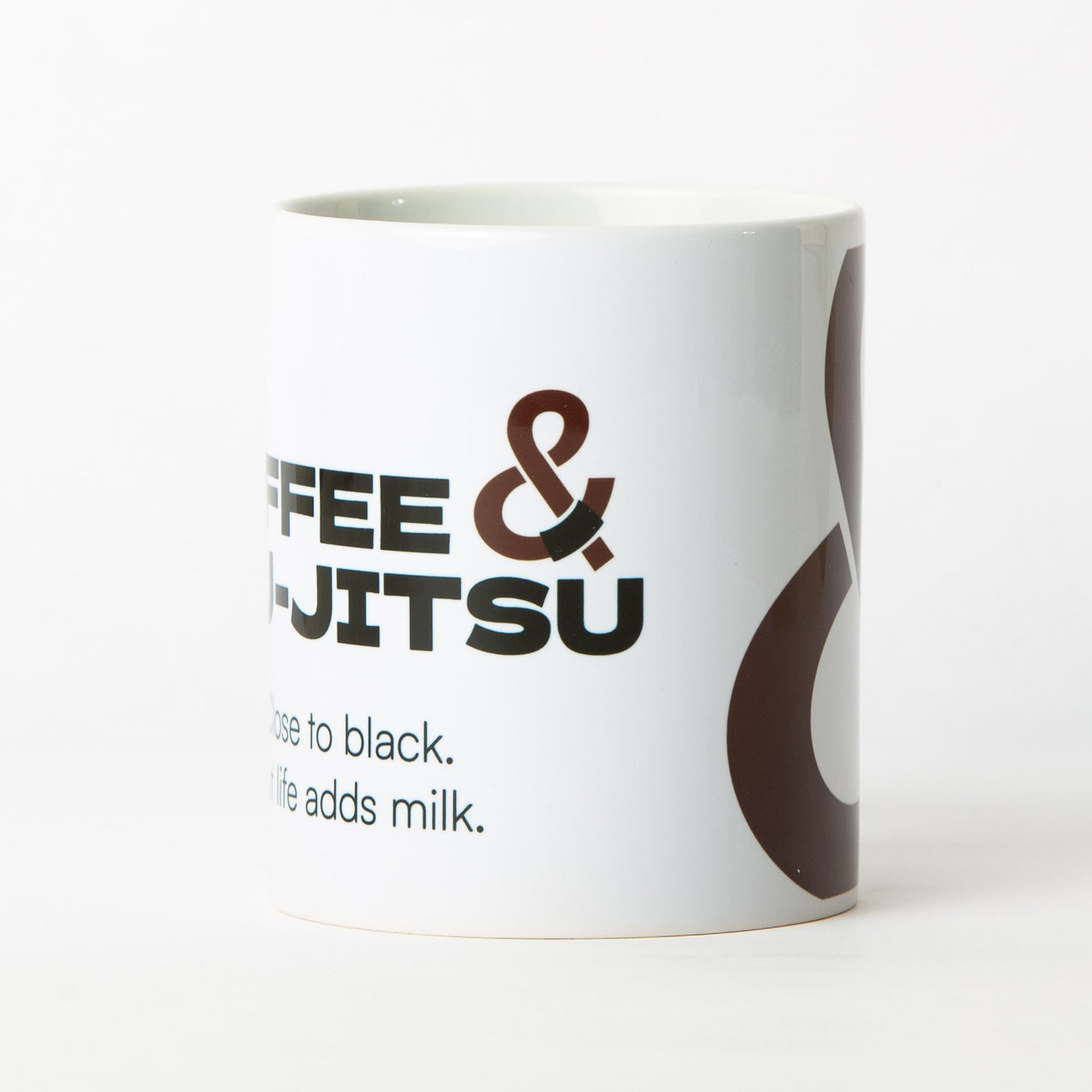 Coffee & Jiu-Jitsu Mug — Brown Belt (11 oz / 330 ml)