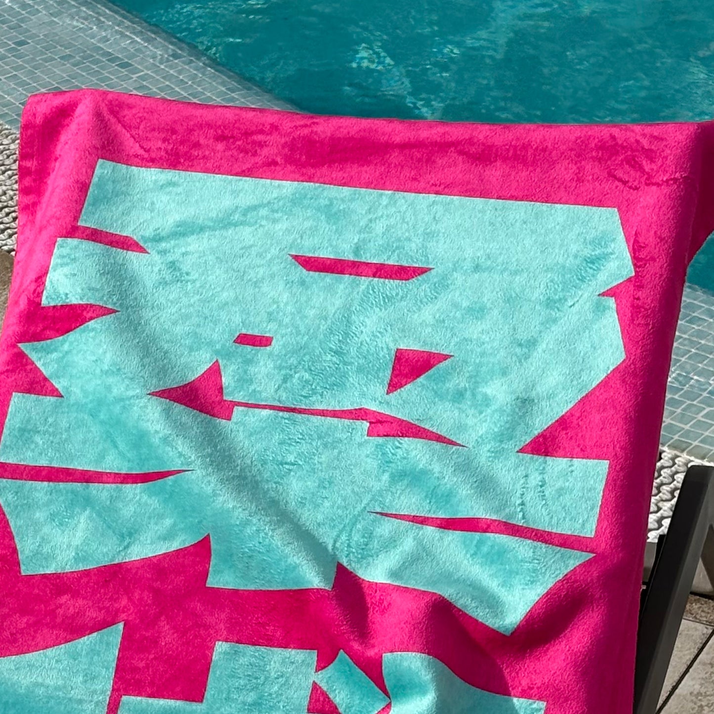 Bushido Towel — Pink & Turquoise
