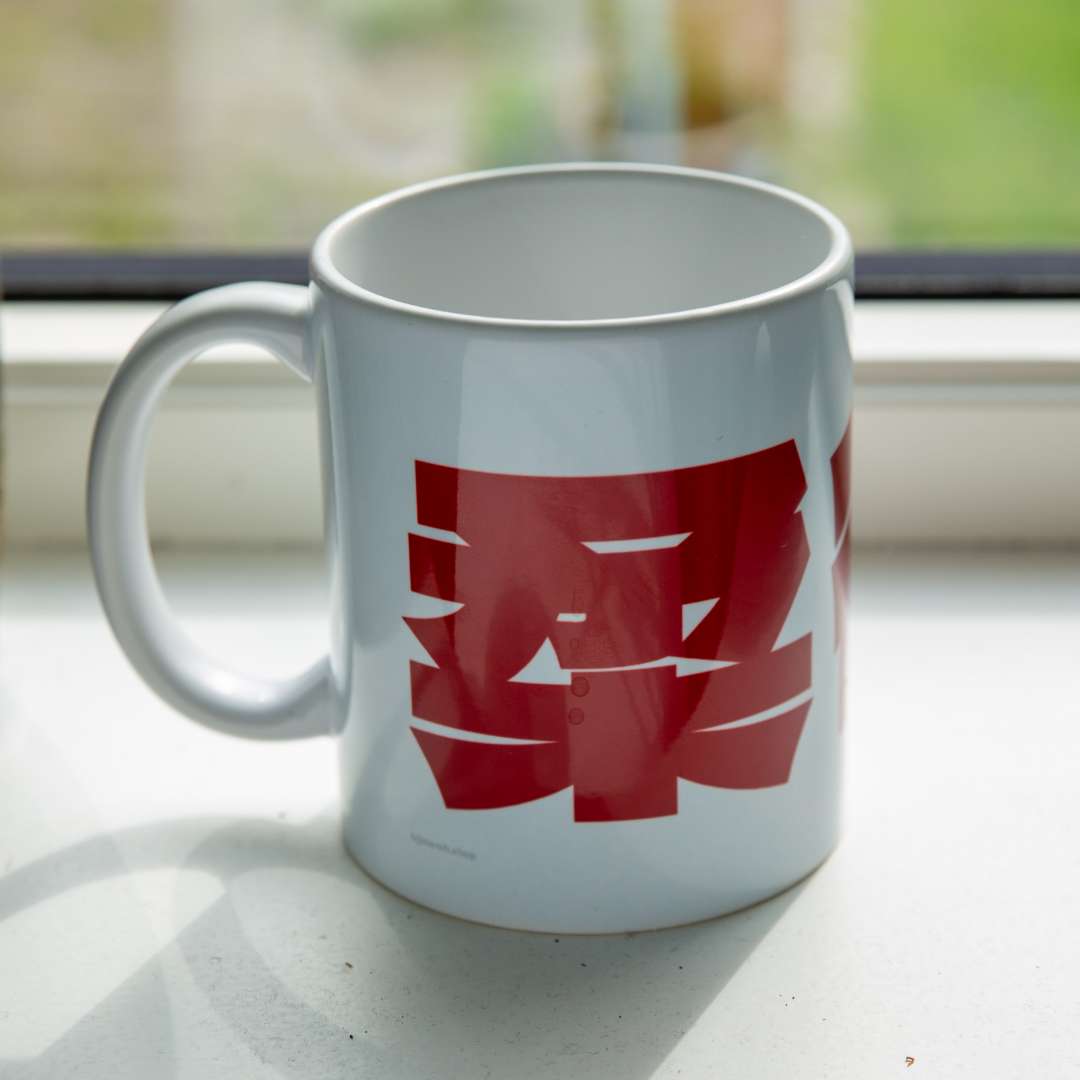 Bushido Red Bold Coffee Mug – Minimalist Martial Arts Design (11 oz / 330 ml)