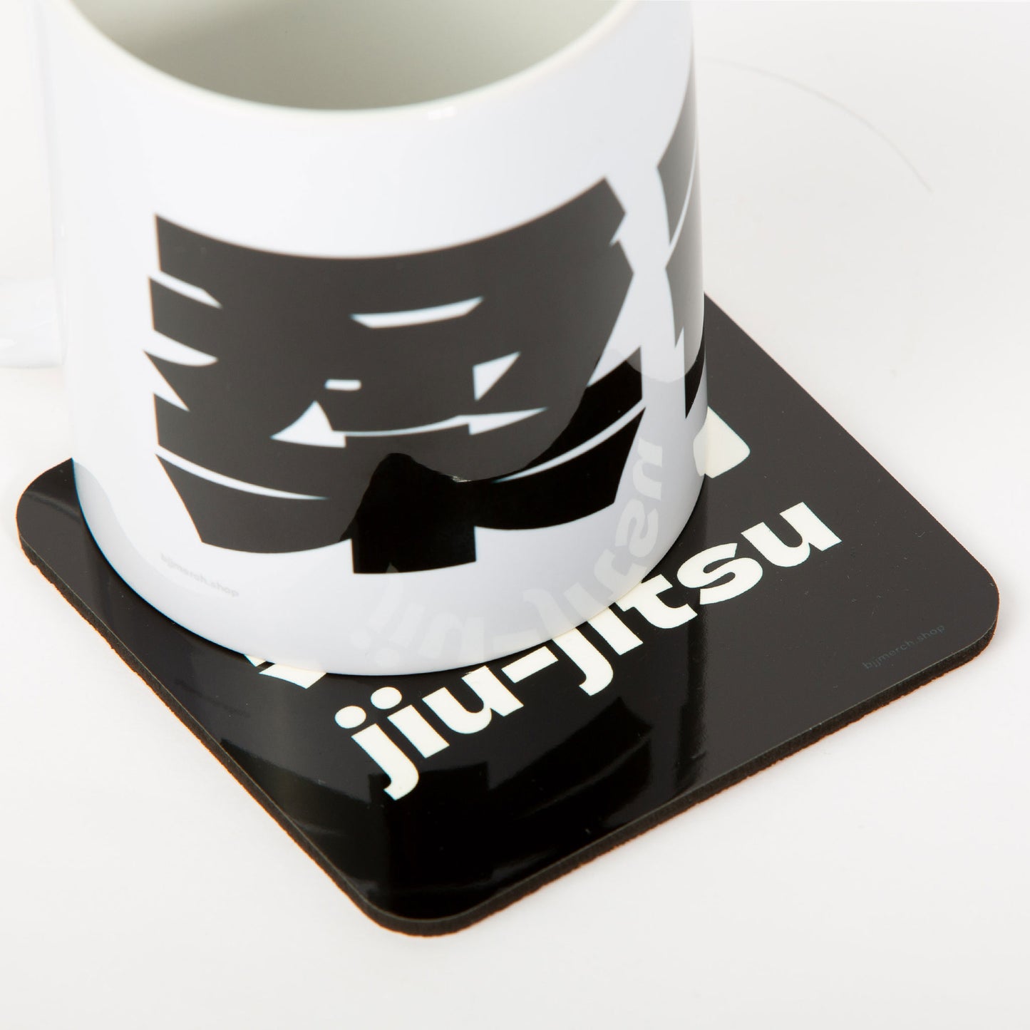 Bushido Coaster White on Black