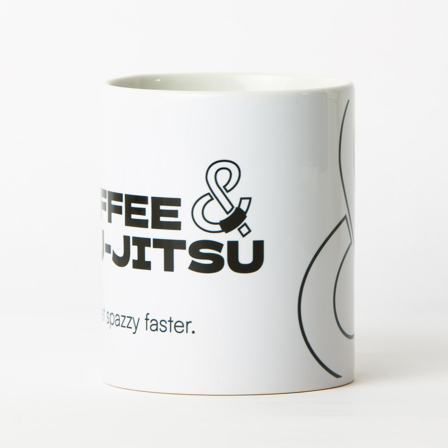 Coffee & Jiu-Jitsu Mug — White Belt (11 oz / 330 ml)