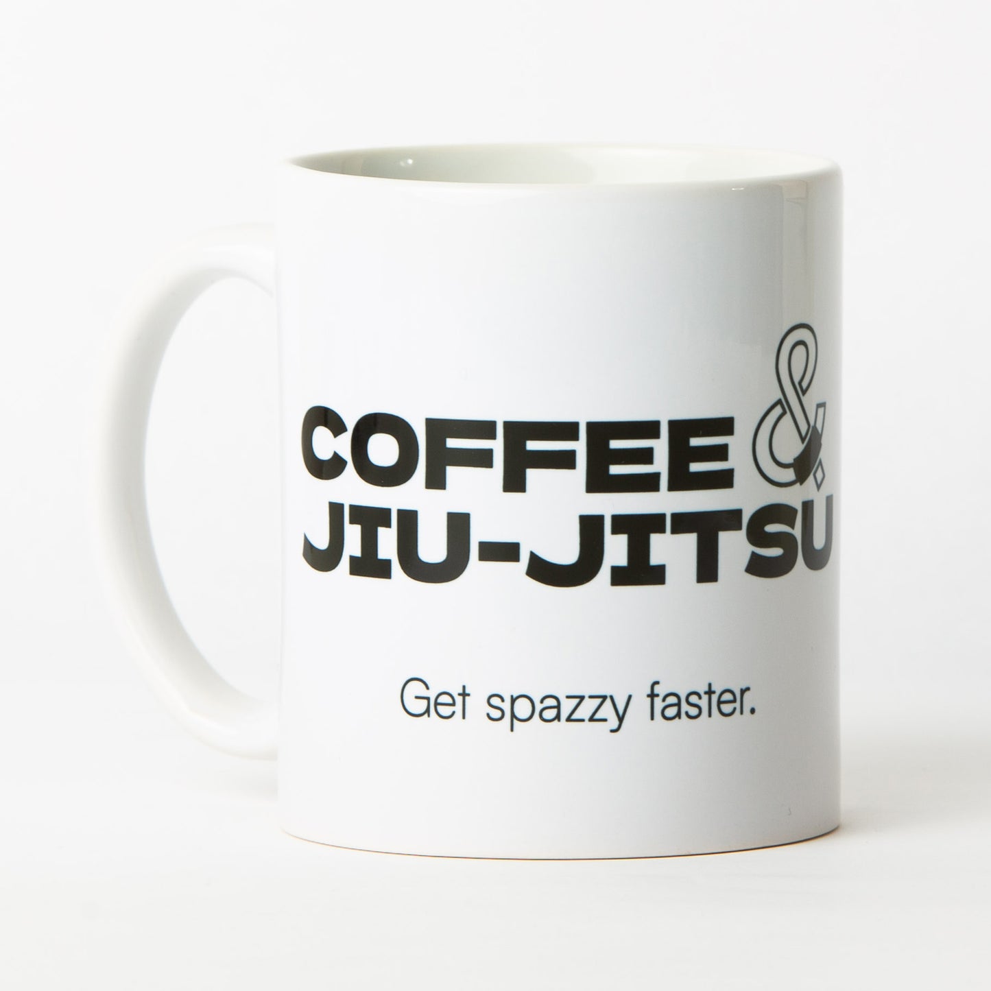 Coffee & Jiu-Jitsu Mug — White Belt (11 oz / 330 ml)