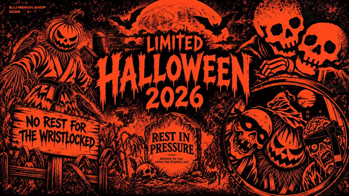BJJ Halloween Mugs 2026 collection artwork