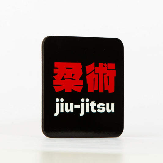 Bushido Coaster White Red on Black