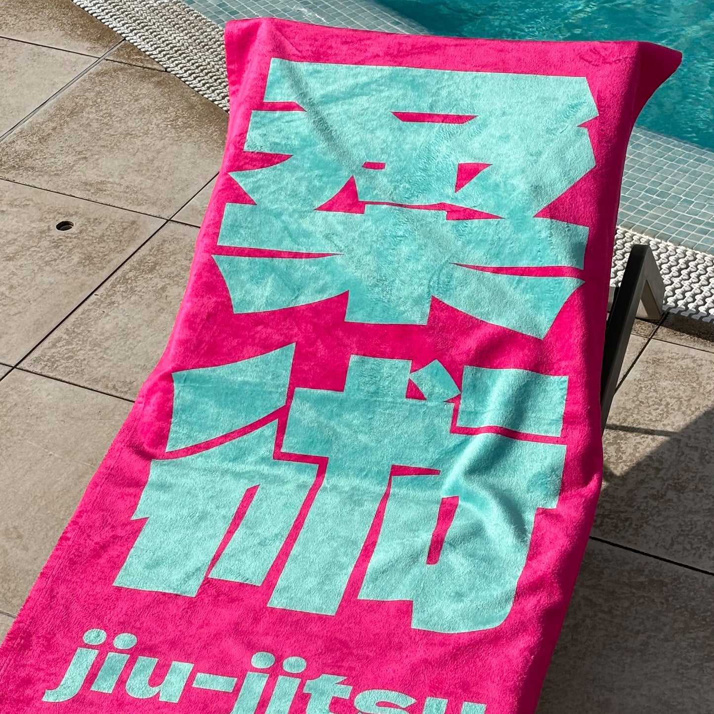 Bushido Towel — Pink & Turquoise