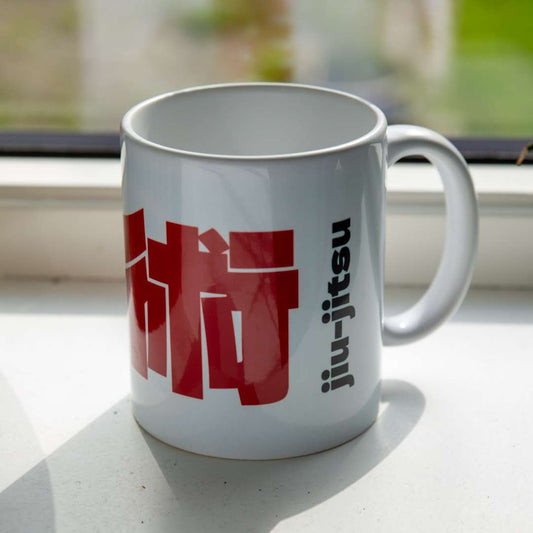 Bushido Red Bold Coffee Mug – Minimalist Martial Arts Design (11 oz / 330 ml)