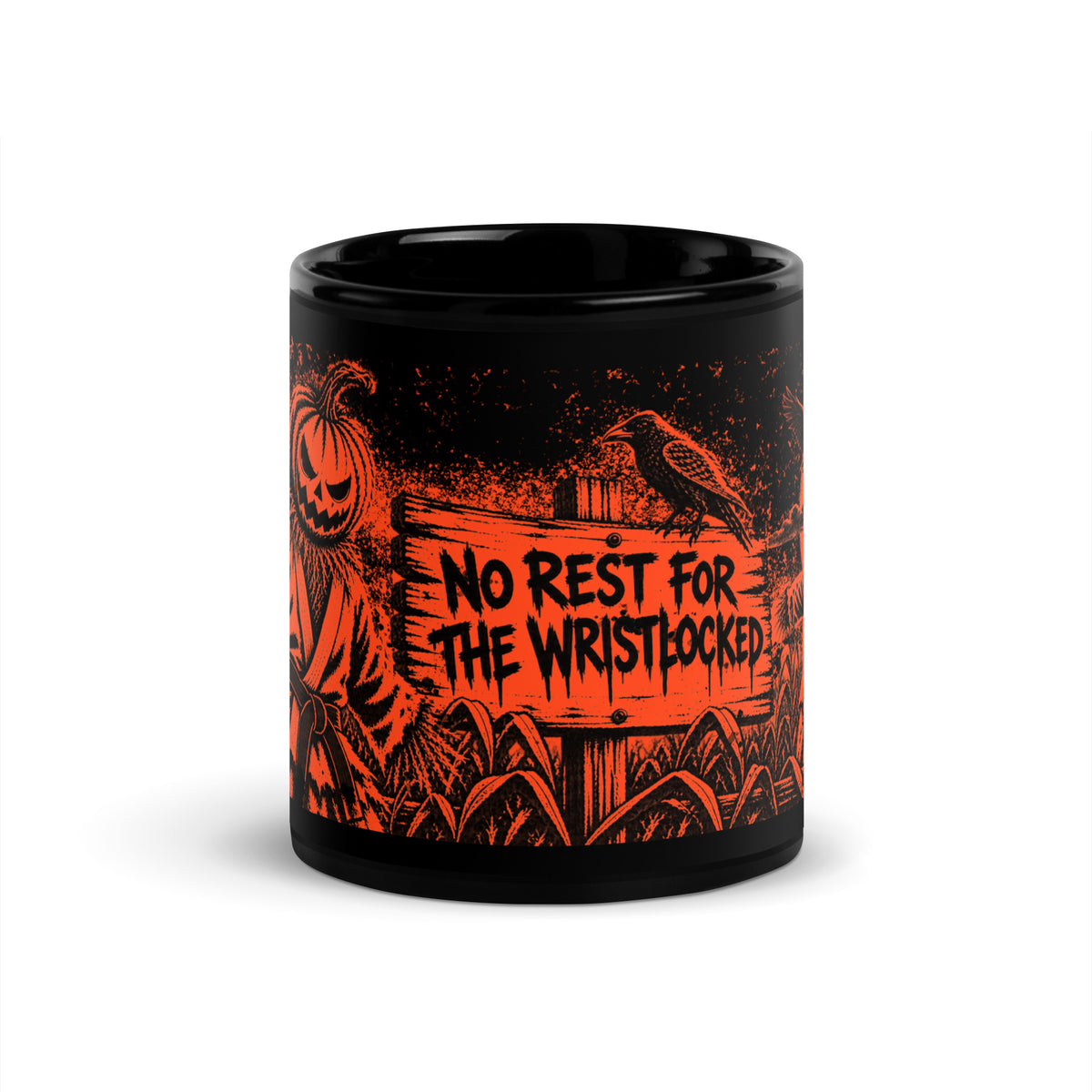 No Rest for the Wristlocked BJJ Halloween Mug